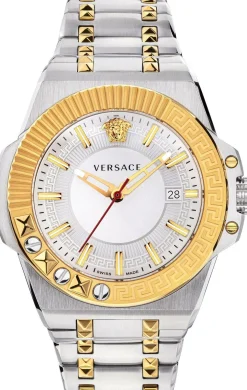 Versace Herren Armbanduhr Chain Reac. Bicolor VEDY00519