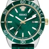 Versace Herren Armbanduhr Greca Urban Grün VEYCA0124
