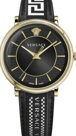 Versace Herren Armbanduhr V-CIRCLE Armband Leder VE5A019 21