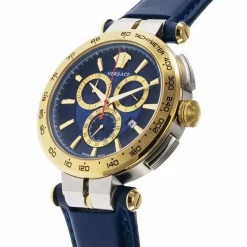Versace Herren Chronograph VE6CA0223 Aion Blau