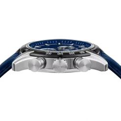 Versace Herren Chronograph V-Ray Chrono Silber Blau VE2I00721