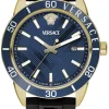 Versace Herren Quarzuhr Greca Urban schwarz blau VEYCA0224