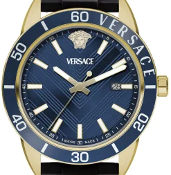 Versace Herren Quarzuhr Greca Urban schwarz blau VEYCA0224