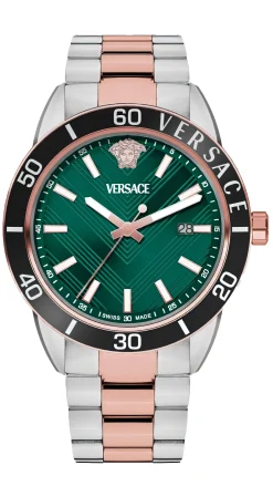 Versace Herren Quarzuhr Greca Urban GrĂŒn VEYCA0624