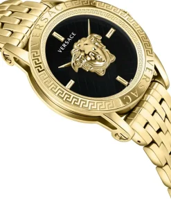 Versace Herren Quarzuhr V-Code Restyling Gold VESN00922