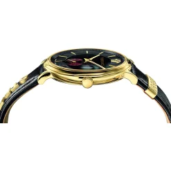 Versace Herren Uhr V-Circle Schwarz VBQ050017