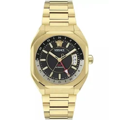 Versace Herrenuhr Automatik V-Contempo Gold/Schwarz VE0I00425