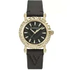 Versace Herren-Uhr Greca Glam Schwarz/Gold VE6D00223