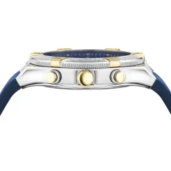 Versace Herrenuhr Sporty Greca Chrono Blau/Silber VESO00322