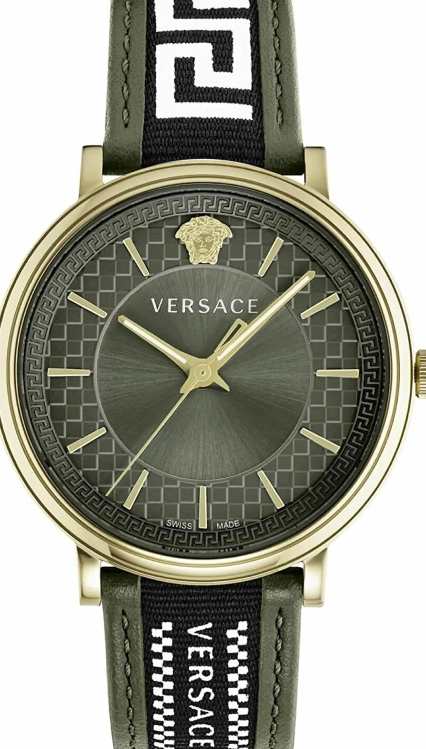 Versace Herrenuhr V‑Circle Unisex VE5A01621 Grün