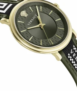 Versace Herrenuhr V‑Circle Unisex VE5A01621 Grün