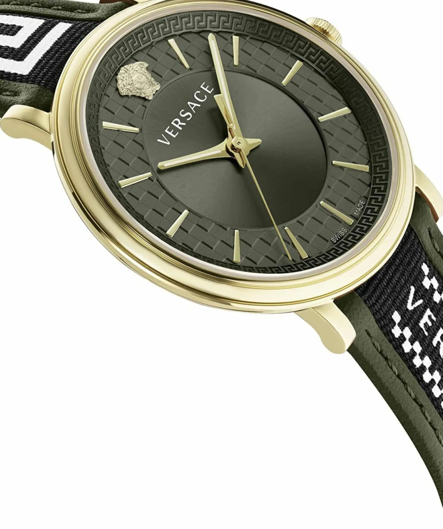 Versace Herrenuhr V‑Circle Unisex VE5A01621 Grün