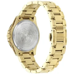 Versace Herrenuhr V-Galaxy Moonphase Gold/Schwarz VE0K00425