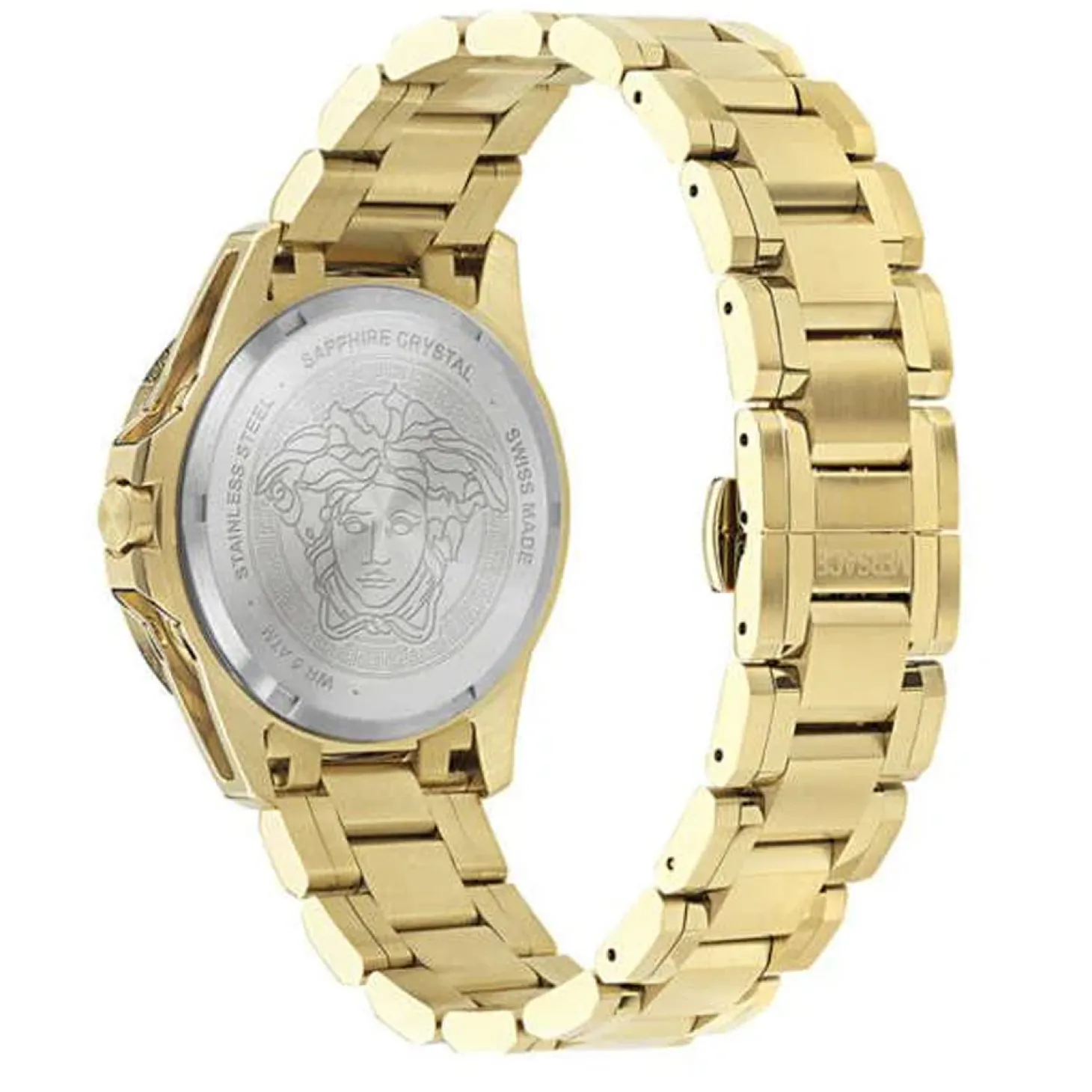 Versace Herrenuhr V-Galaxy Moonphase Gold/Schwarz VE0K00425