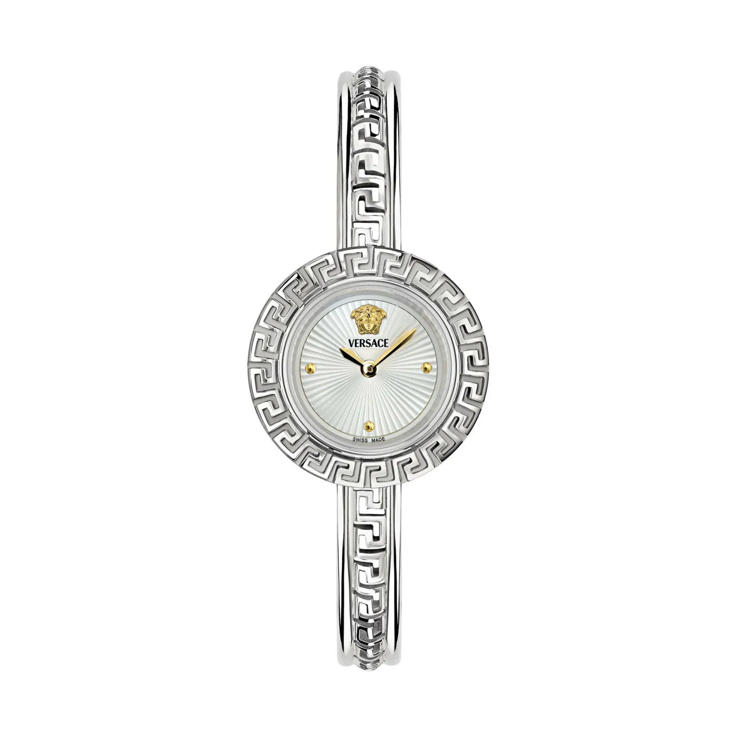 Versace La Greca VE8C00324 Damenuhr Silber 28 mm