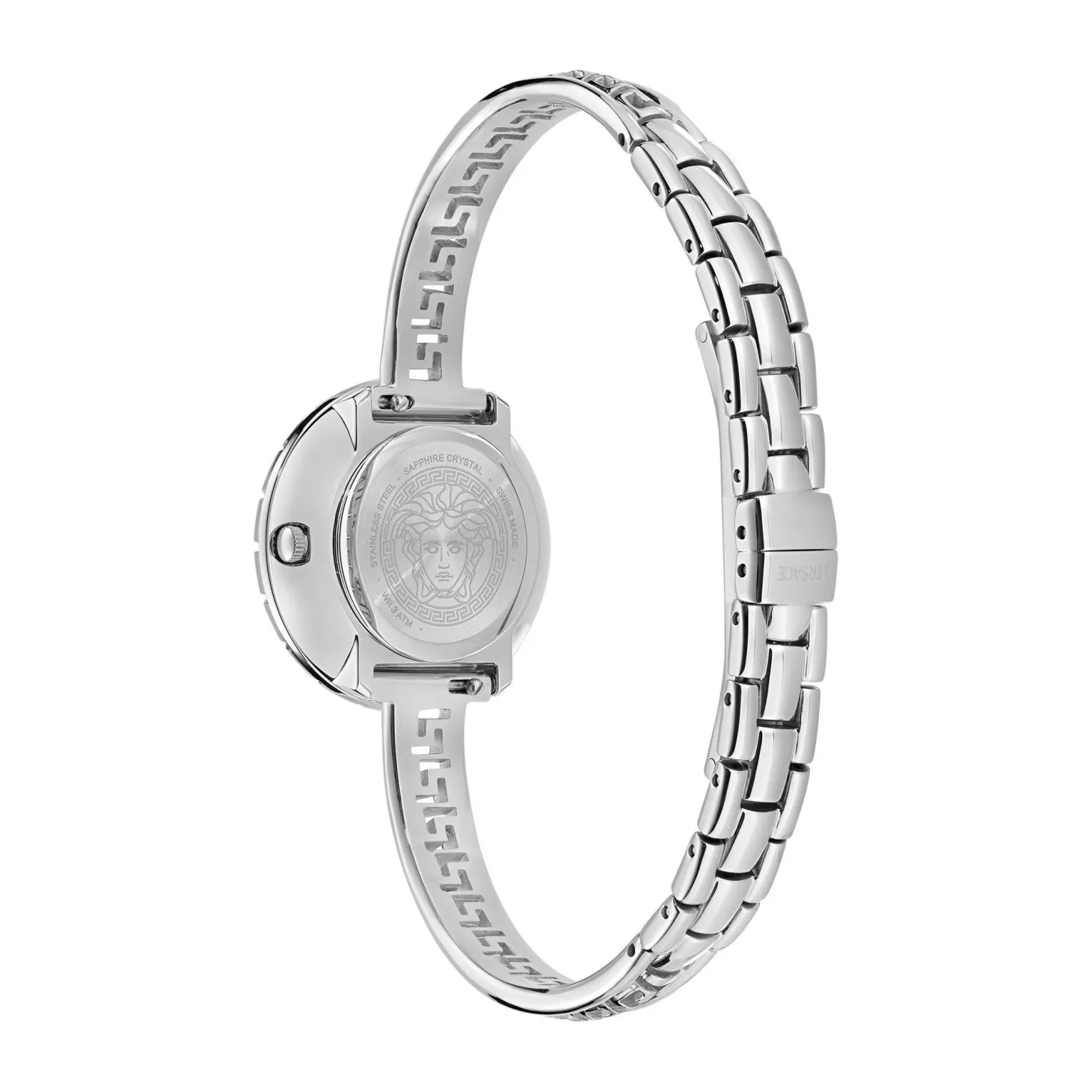 Versace La Greca VE8C00324 Damenuhr Silber 28 mm