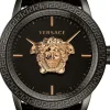 Versace Palazzo Empire Herrenuhr Schwarz Stahl 43mm 3D-Medusa-Logo VERD00518