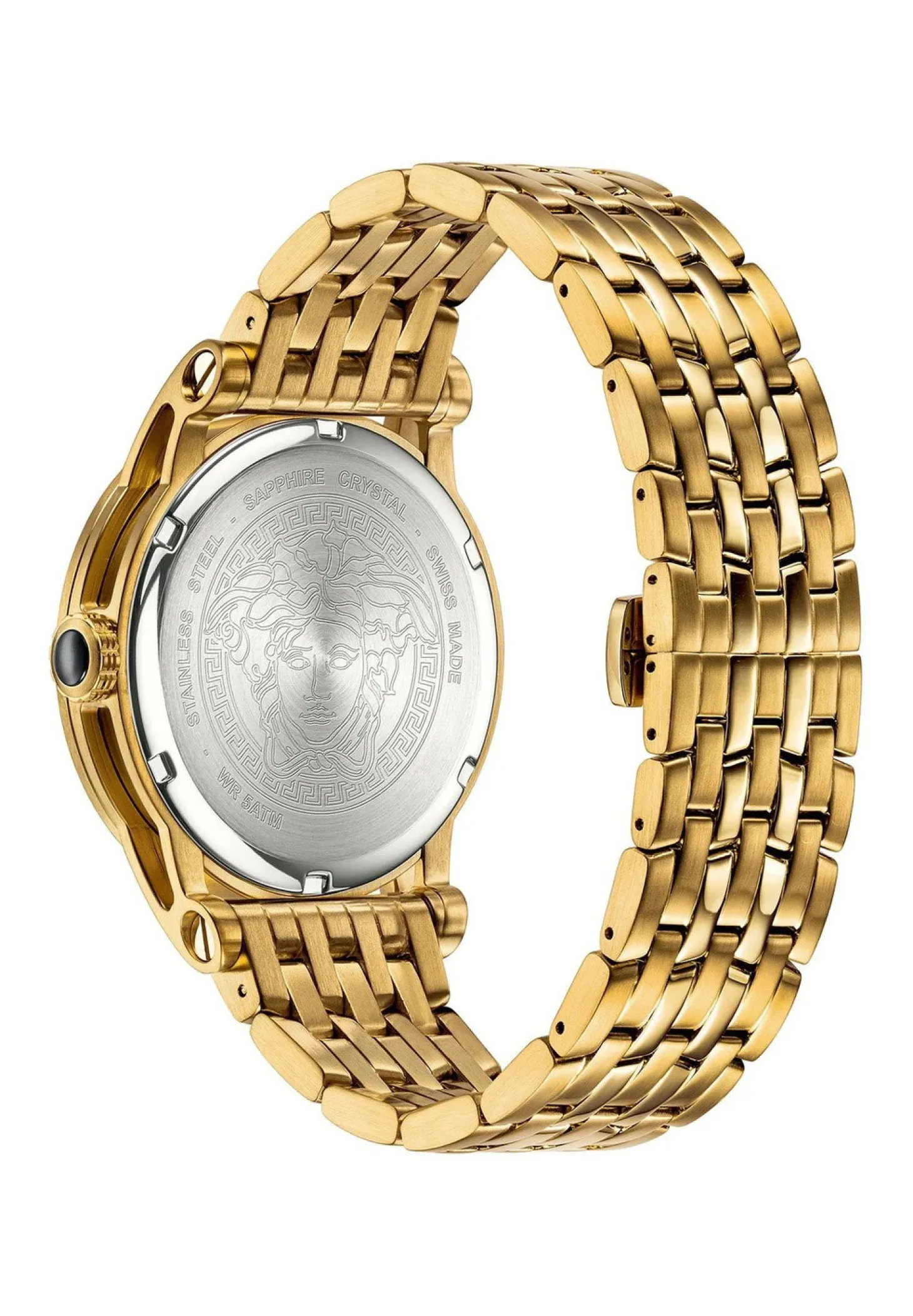 Versace Palazzo Empire Schweizer Herrenuhr Gold Stahl 43mm VERD008 19