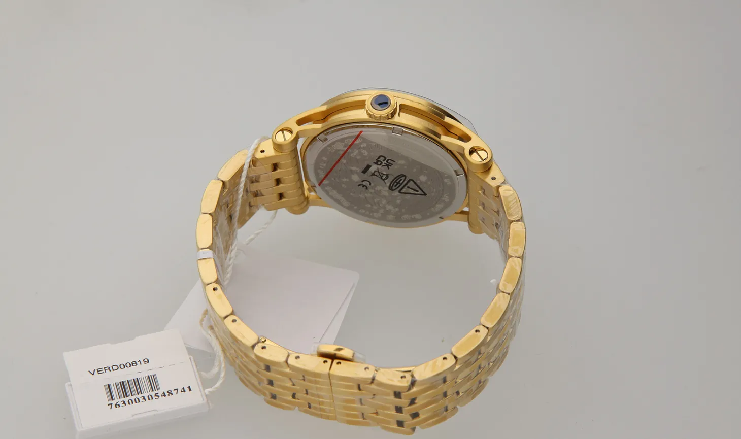 Versace Palazzo Empire Schweizer Herrenuhr Gold Stahl 43mm VERD008 19