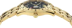 Versace Quarzuhr Greca Time GMT VE7C00723 - Herrenuhr Goldfarben