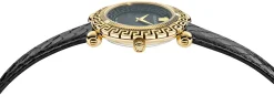 Versace Quarzuhr Greca Twist VE6I00323 - Damenuhr, Goldfarben, 35mm
