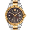 Versace Schweizer Uhr Hellenyium GMT für Herren Zifferblatt 42mm V11040015