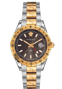 Versace Schweizer Uhr Hellenyium GMT für Herren Zifferblatt 42mm V11040015