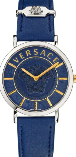 Versace Schweizer Uhr V-Essential silber VEK4001 21