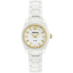 Versace Uhr Damen DV One Mini Weiß Keramik VE9F00224
