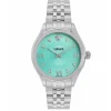 Versace Uhr Damen Hellenyium Lady silber, türkis VE2S00925