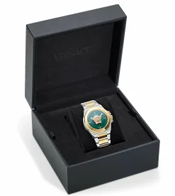 Versace Uhr Damen Hera VE8D00524 Grün/Stahl