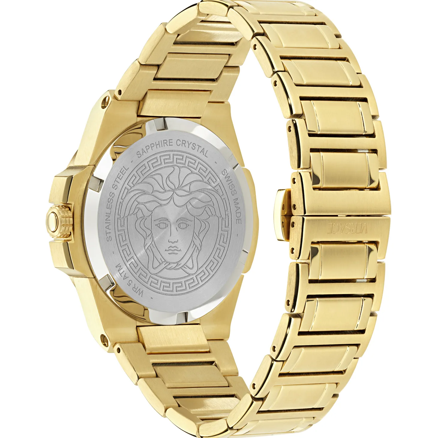 Versace Uhr Damen Hera VE8D00624 Gold Schwarz