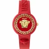 Versace Uhr Damen Medusa Pop VE8J00324 Rot Silikon