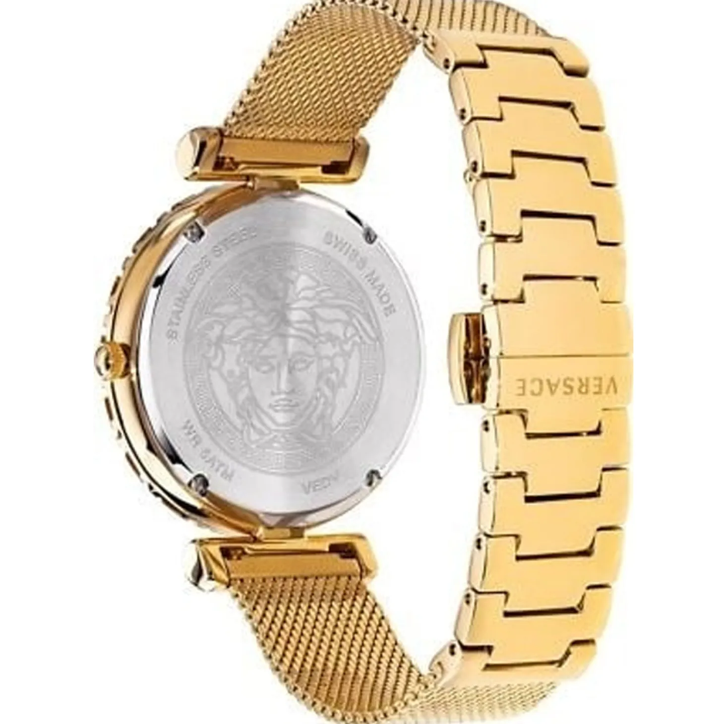 Versace Uhr Damen Palazzo Empire Greca Diamond Gold/Grün VEDV01619
