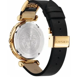 Versace Uhr Damen Palazzo Empire Greca Diamond Schwarz/Gold VEDV00919