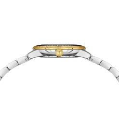 Versace Uhr Damen V-Icon Bicolor/Blau VEUCA0524