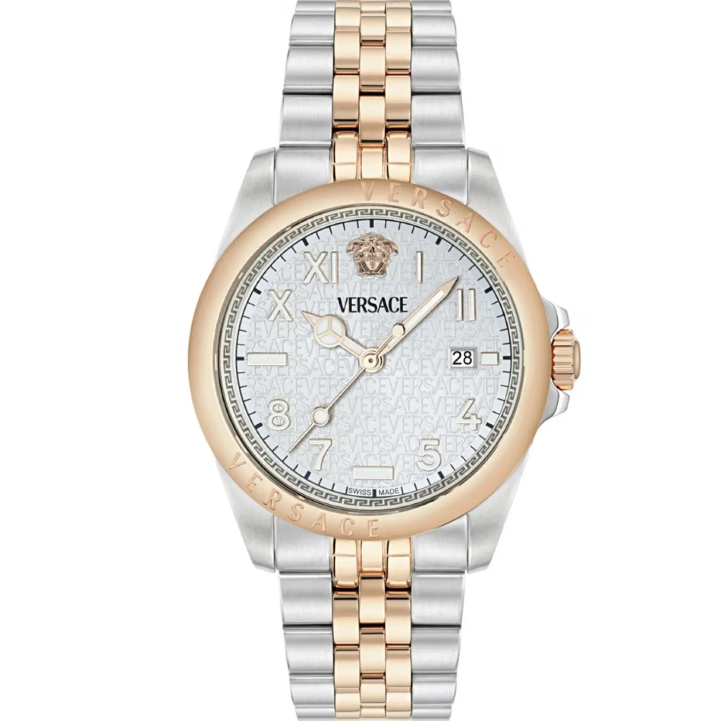 Versace Uhr Herren Anteo Weiß/Gold-Silber VE9H00424