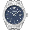 Versace Uhr Herren Athletics Gents Blau, Silber 41 mm VEKHA0325