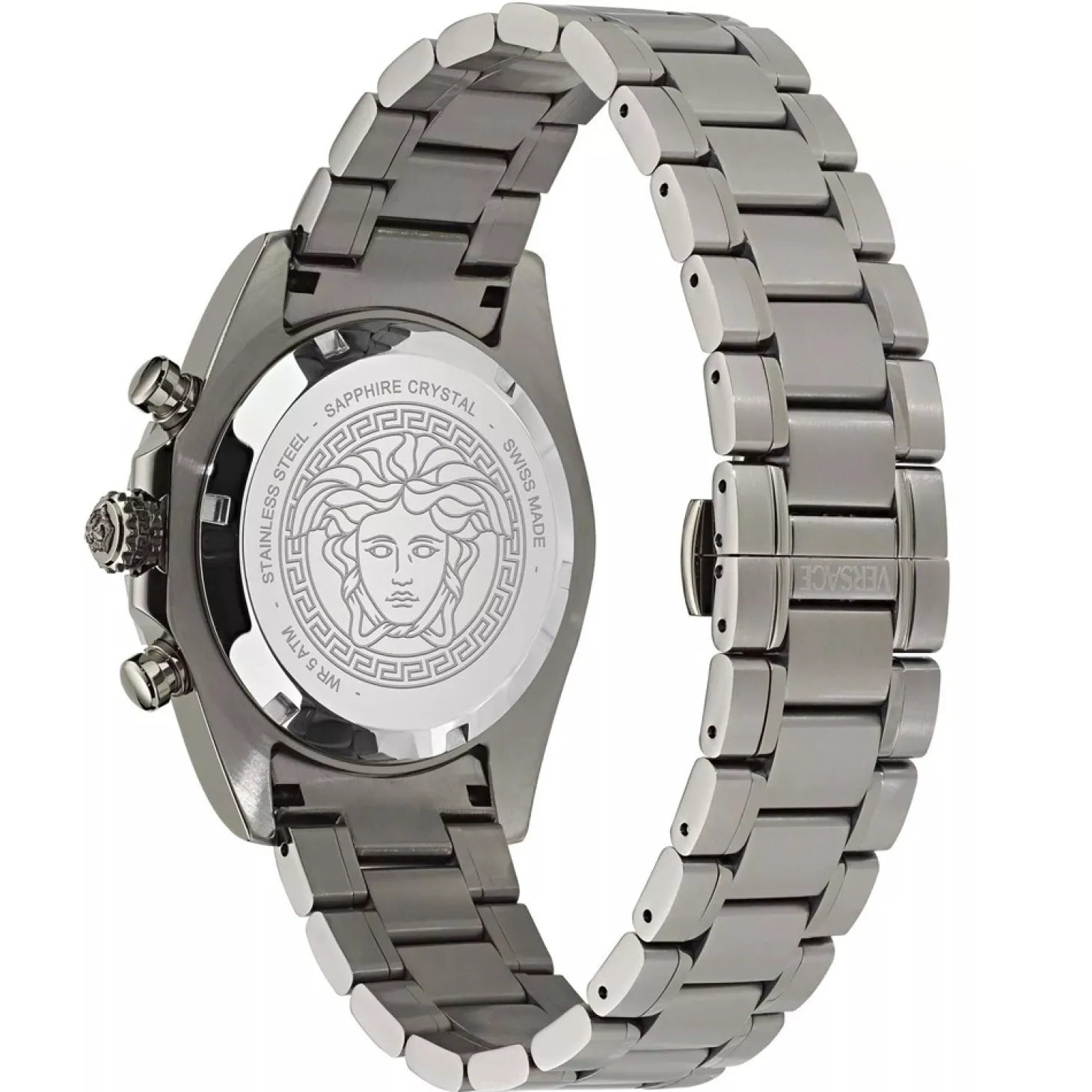 Versace Uhr Herren CHRONO X Chronograph Grau/Grün VE9K00624