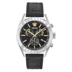 Versace Uhr Herren Chronograph Athletics Chrono Schwarz/Silber VEKJA0225