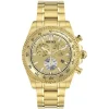 Versace Uhr Herren CHRONO X Chronograph Goldfarben VE9K01324
