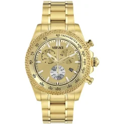 Versace Uhr Herren CHRONO X Chronograph Goldfarben VE9K01324