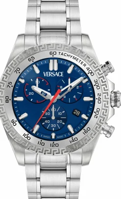 Versace Uhr Herren CHRONO X VE9K00924 Blau Chronograph