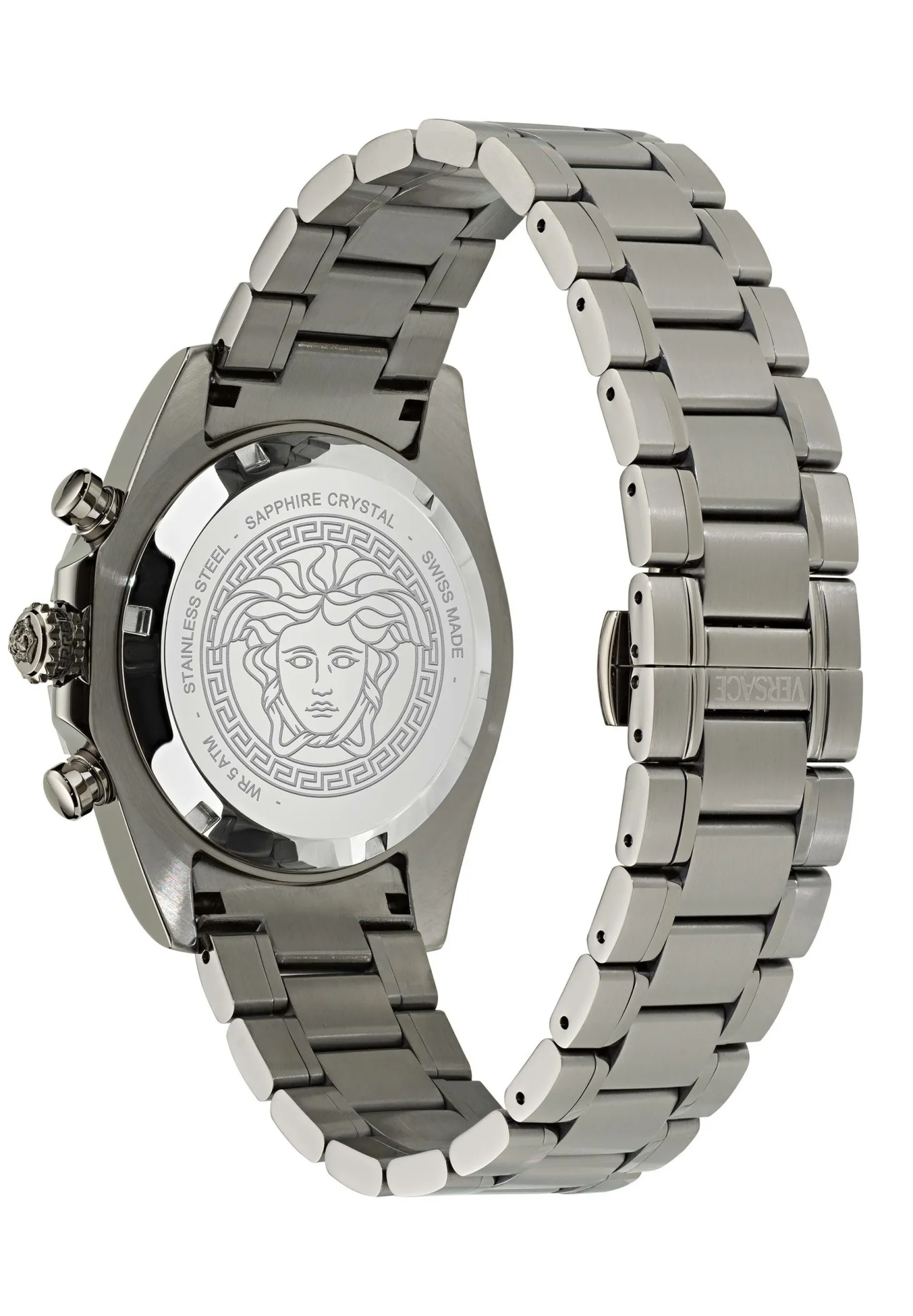 Versace Uhr Herren Chronograph Grün Gunmetal VE9K01224