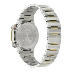 Versace Uhr Herren Greca Logo Diver Grün/Silber‑Gold VE8G00524