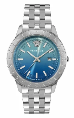 Versace Uhr Herren Univers Blau/Silber 43 mm VE2C01125