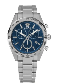 Versace Uhr Herren V-Code Chrono Blau VE0CA0124