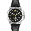 Versace Uhr Herren V‑Sport Chrono Schwarz/Silber VEKIA0125