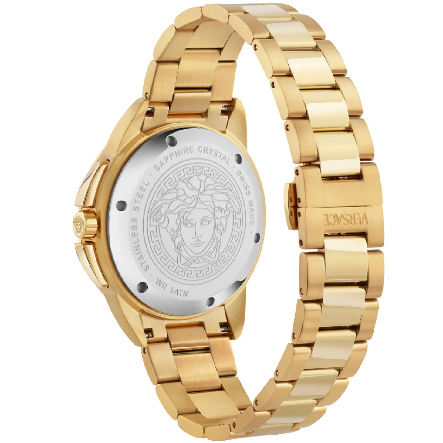 Versace Uhr Herren V‑Sport Chrono Gold/Schwarz VEKIA0725