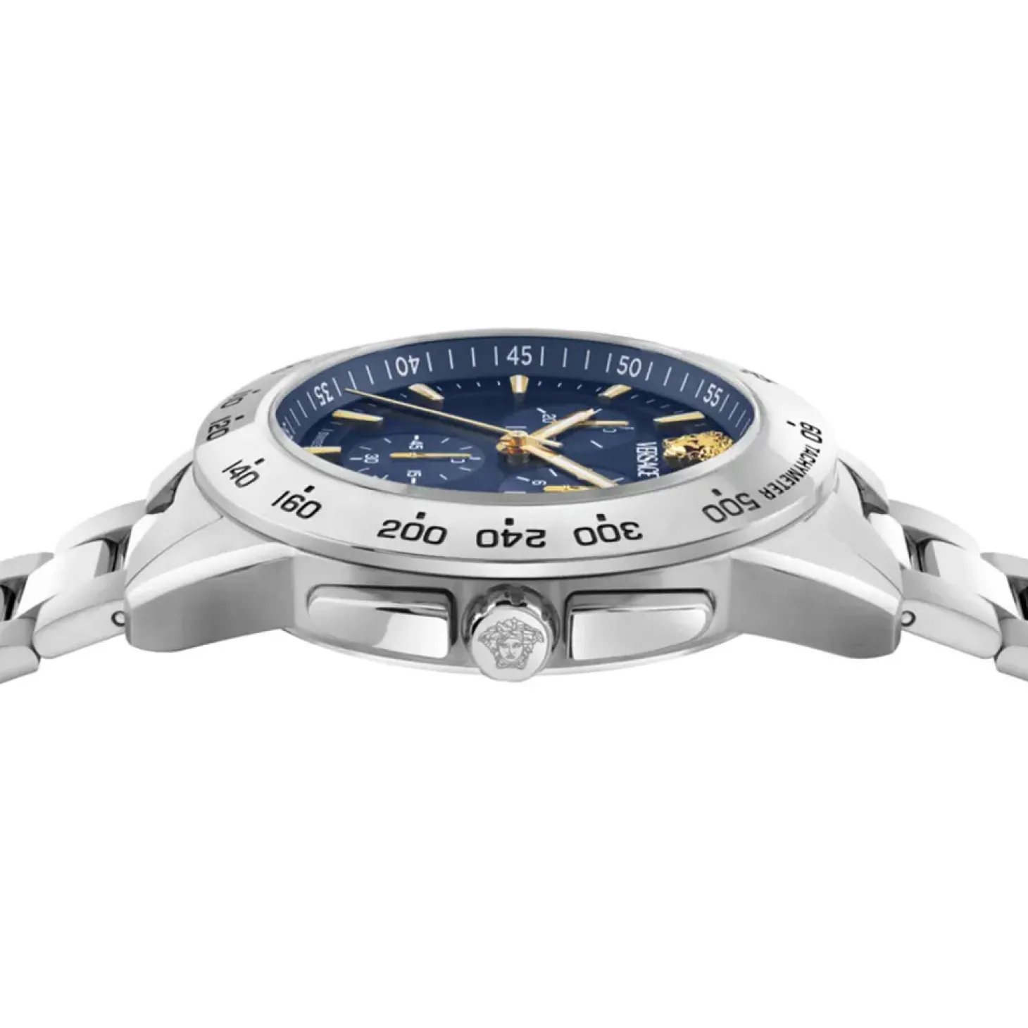 Versace Uhr Herren V‑Sport Chrono Silber/Blau VEKIA0425